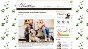 Verkauf von Backlinks von der Inhaltsseite einer hoch bewerteten Website in der Kategorie Hunde und Haustiere